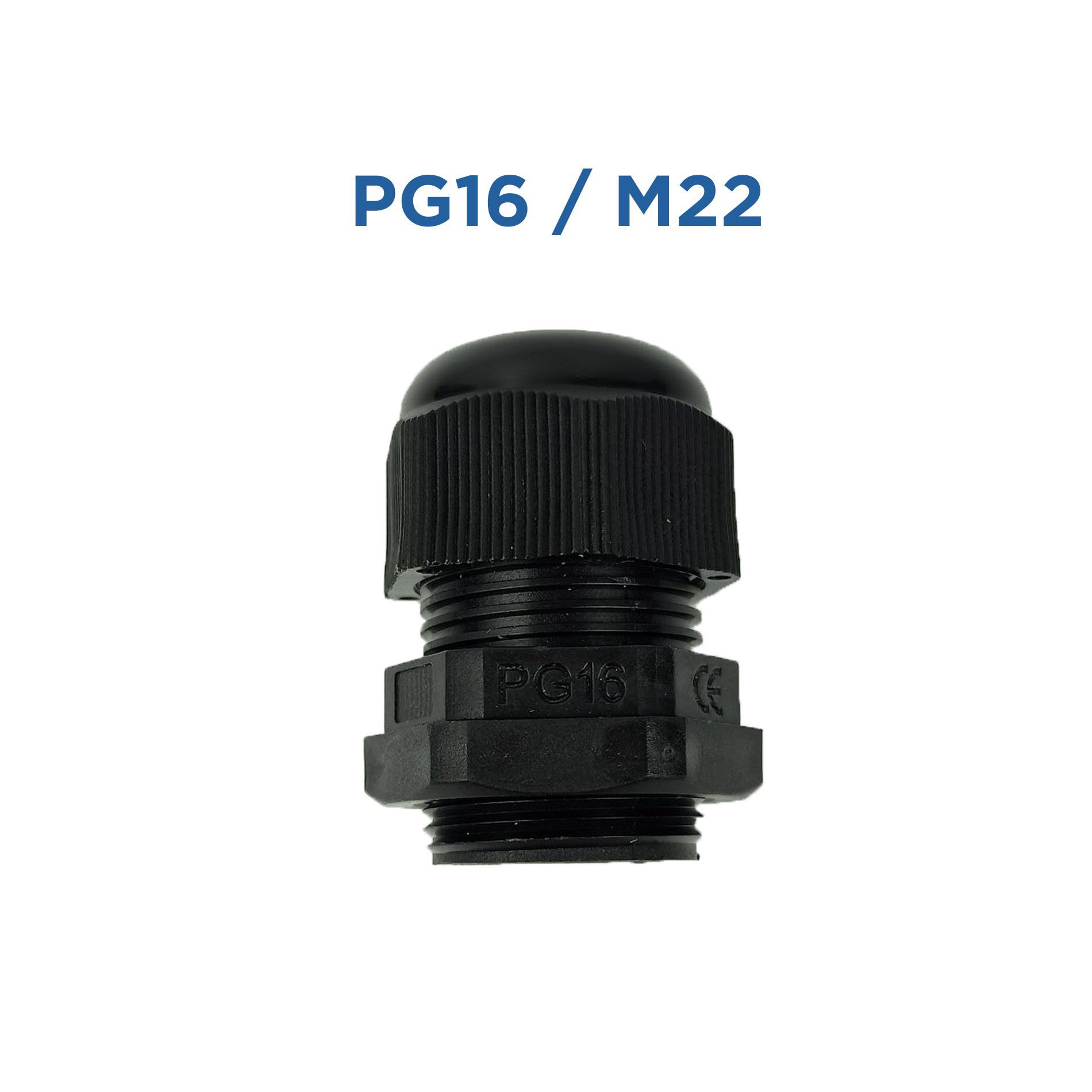 IP68 Water Proof Nylon Cable Gland Black